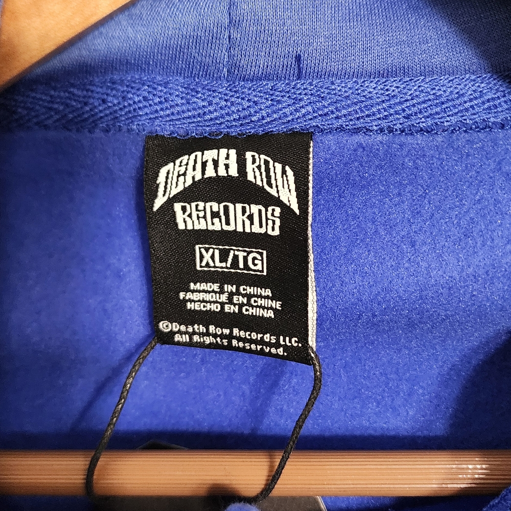 Crooks & Castles Blue Death Row Records Hoodie - Picture 4 of 4